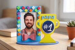 cadre DIY fête des pères - Cadres photos en bois - 10doigts.fr