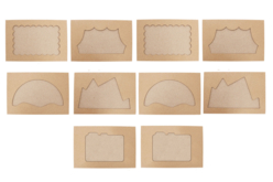 Cadres fantaisie en carton - 10 formes - Les nouveautés – 10doigts.fr - 2