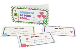 Carnet de 20 bons à colorier et à offrir - Livres de coloriage et dessins - 10doigts.fr