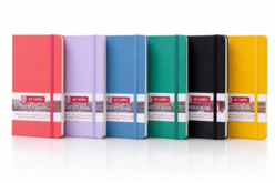 Carnet de croquis 13 × 21 cm - 6 coloris au choix - Carnets de dessin pour les croquis, esquisses et le dessin nomade - 10doigts.fr