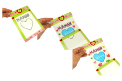 Cartes message magique - Set de 6 - Kits carteries – 10doigts.fr - 2