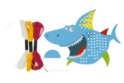 Carte Requin à tisser - Kits Mercerie – 10doigts.fr