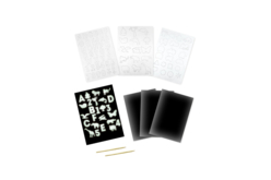 Coffret cartes à gratter Phosphorescentes - Coffret Coloriage et Dessin – 10doigts.fr - 2