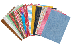 Papiers à motifs "Textile" - 30 feuilles A4 - Papiers Format A4 – 10doigts.fr