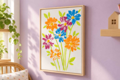 Châssis entoilé avec cadre - 21 x 29.7 cm - Châssis et Cartons toilés - 10doigts.fr