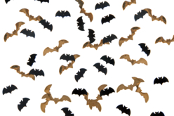 Mini chauves-souris à coller - 400 pièces - Accessoires d'Halloween – 10doigts.fr - 2
