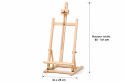Chevalets de table Ariane artiste - Palettes & accessoires - 10doigts.fr