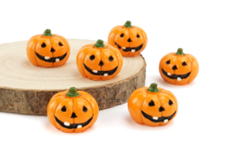 citrouille résine halloween - Accessoires créatifs Halloween - 10doigts.fr