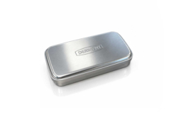 Coffret de rangement en métal à 2 étages - Accessoires de dessin Beaux-Arts - 10doigts.fr