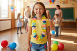 collier de fleurs hawaïen - Déguisements à fabriquer soi-même - 10doigts.fr