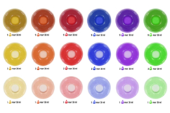 Colorants pour résines - 6 couleurs assorties - Résine – 10doigts.fr - 2