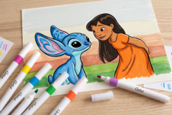 coloriage mystères cozy colo - Marqueurs peinture : l'intensité de l'acrylique au bout des doigts - 10doigts.fr