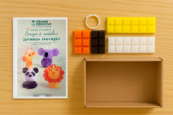 contenu Kit bougies à modeler animaux - Cires Bougies - 10doigts.fr