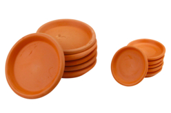 Coupelles en terre cuite - 6 pièces - Supports en Céramique – 10doigts.fr - 2