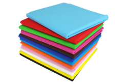 Coupons de tissu non tissé (1 x 1.60 m) - 12 couleurs - Coupons de tissus – 10doigts.fr
