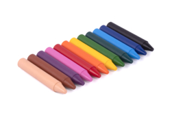 Maxi crayons cire ultra résistants - Crayons cire – 10doigts.fr - 2
