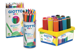 crayons de couleur giotto mega