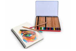 crayons de couleurs artiste  - Crayons de couleurs Beaux-Arts - 10doigts.fr - 2