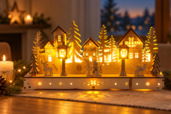 Déco de Noël LED - Crèches et villages de Noël à fabriquer - 10doigts.fr