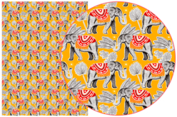 Papier Décopatch éléphants - 3 feuilles N°825 - Papiers Décopatch – 10doigts.fr