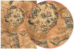 Papier Décopatch Mappemonde - 3 feuilles N° 767 - Papiers Vernis-collage – 10doigts.fr