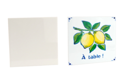 dessous de plat ceramique - Supports en céramique à décorer - 10doigts.fr