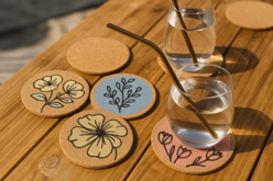 dessous de verre liege - Supports en Liège - 10doigts.fr