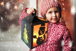 Kit 4 lanternes Vitrail à fabriquer - Kits activités Noël – 10doigts.fr