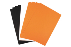 Feuilles de papier couleurs assorties - 10 feuilles - Papiers d'Halloween – 10doigts.fr