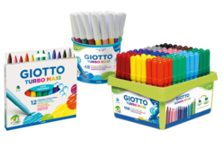 Feutres GIOTTO Turbo Maxi - Pointe large - Feutres pointes larges – 10doigts.fr