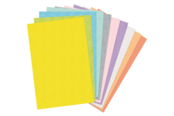 Feutrines couleurs pastel assorties - Set de 10 - Feutrine, feutre, toile de jute – 10doigts.fr