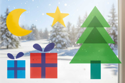 film vitrostatique noel - Film plastique, rhodoïd - 10doigts.fr - 2