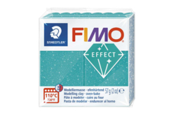 Fimo Effect Pailleté - Turquoise (392) - Pâtes Fimo Effect – 10doigts.fr