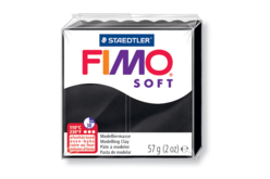 FIMO Soft - Noir (9) - Pâtes Fimo Soft – 10doigts.fr