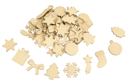 Décorations de Noël en bois - 54 formes - Décorations de Noël en bois – 10doigts.fr