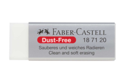 Gomme Dust-free blanc - Accessoires de dessin Beaux-Arts - 10doigts.fr - 2