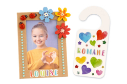 Gommettes alphabet aquarelle (2 planches) - Gommettes Alphabet, messages - 10doigts.fr - 2