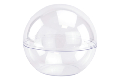 Grande boule en plastique transparent à poser  - Boule à neige, Cloche – 10doigts.fr