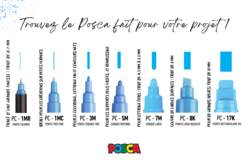 GUIDE POSCA - Marqueurs POSCA : la référence mondiale de la peinture nomade - 10doigts.fr - 2