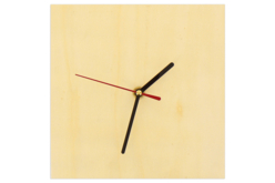 Horloge carrée en bois - Horloges en bois – 10doigts.fr