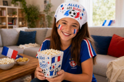 jeune fille foot - Boîtes à décorer - 10doigts.fr - 2