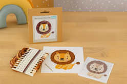 Ki points de croix : Lion - Kits Mercerie - 10doigts.fr