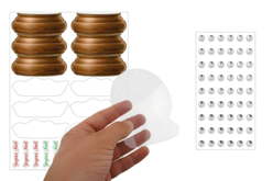 Kit 6 suspensions boule à neige - Kits créatifs de Noël pour les enfants - 10doigts.fr - 2