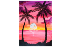 Kit diamond painting, Paradis - Diamond Painting : Kit complet - 10doigts.fr