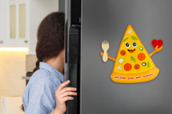 kit Magnet géant Pizza à fabriquer - Supports magnétiques à customiser - 10doigts.fr - 2