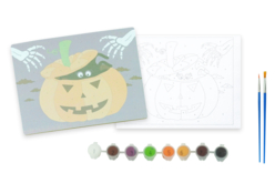 Kit peinture au numéro halloween - Supports d'Halloween à décorer - 10doigts.fr