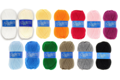 Pelote Azurite -  Fil à tricoter 100 % acrylique - Tricot, Laine – 10doigts.fr
