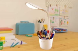 Lampe LED pots de rangement - Articles lumineux, guirlandes et bougies LED - 10doigts.fr