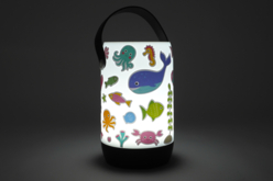 lampe veilleuse océan poissons - Articles lumineux, guirlandes et bougies LED - 10doigts.fr