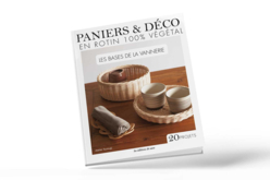 Livre : Paniers & déco en rotin 100% végétal - Vannerie – 10doigts.fr